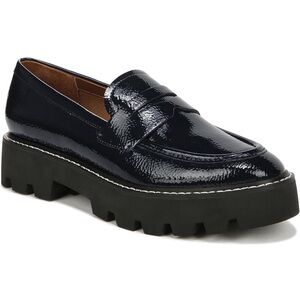 Franco Sarto Women's Lug Black Loafers